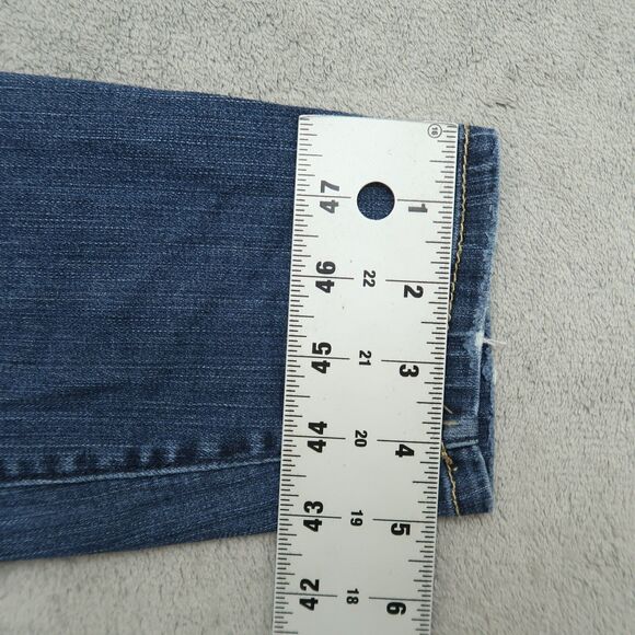 Torrid Jeans Women's Size 14R Blue Mid-Rise Jegging Denim 28.5"Inseam Distressed - Picture 5 of 16